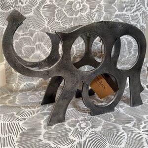 NWT Cost Plus World Market Elephant Wine Holder